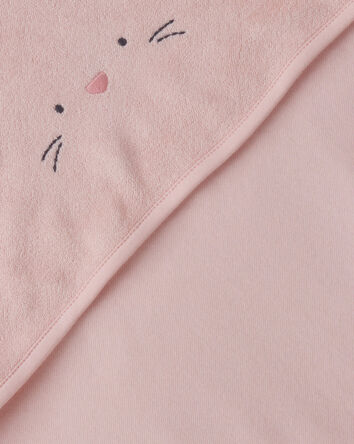 Baby Girl 2-Pack Bunny Terry Towels - Pink, 