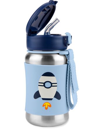 Bouteille &agrave; paille en acier inoxydable &agrave; fus&eacute;e Spark Style, 