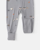 B&eacute;b&eacute; - Pyjama ajust&eacute; 1-pi&egrave;ce PurelySoft &agrave; motif d&rsquo;Halloween &ndash; Gris, image 7 sur 7 diapositives