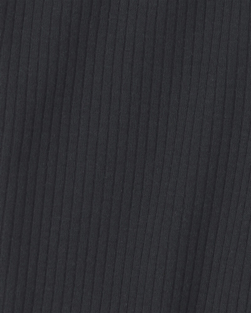 Baby Girl 2-Piece Long-Sleeve Bodysuit & Pant Set - Black/Cream, image 4 of 5 slides