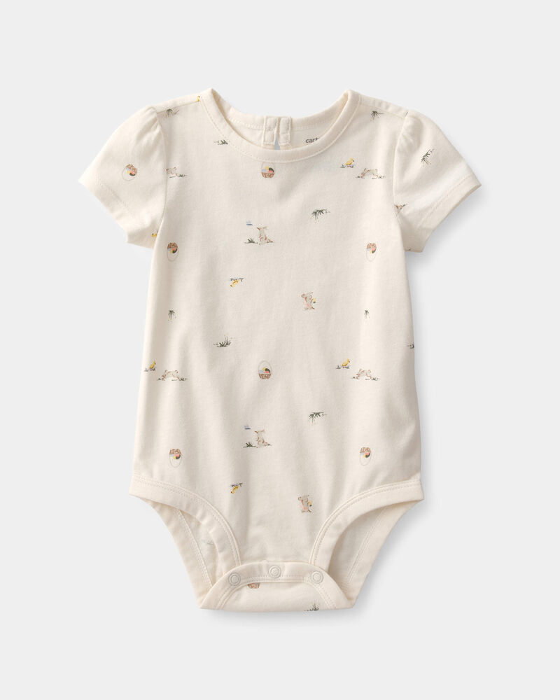 Baby Girl 2-Piece Easter Bunny Jumper Set - Pink/Ivory, image 5 of 6 slides