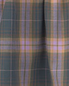 Toddler Girl Plaid Peter Pan Collar Long-Sleeve Dress - Grey/Pink, image 3 of 4 slides