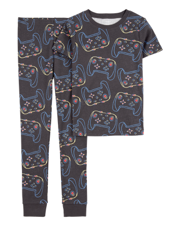 Kid 2-Piece Video Game 100% Snug Fit Cotton Pyjamas, 