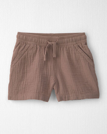 Toddler Boy 2-Piece Organic Cotton Gauze Top & Short Set, 