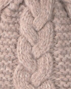 Toddler Girl Kombi Marshmallow Hat - Cream, image 3 of 3 slides