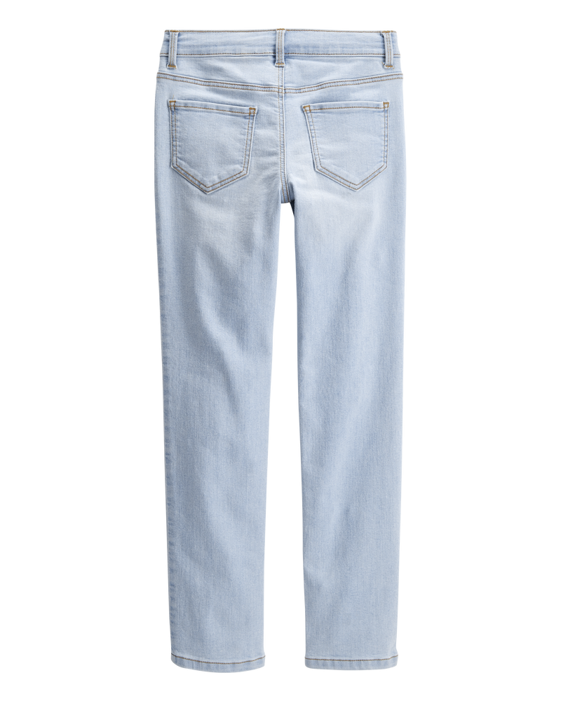 Kid Skinny Jeans in Blue Ice Wash, image 2 of 4 slides