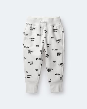 Tout-petit - Pantalon de jogging City Park&trade; &agrave; motif journ&eacute;e de neige - Cr&egrave;me, 