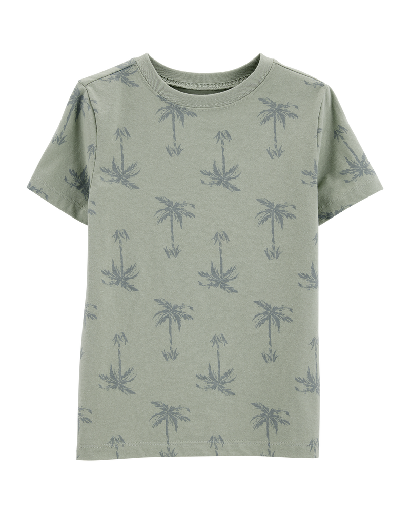 Boys Palm Tree Cotton-Blend - Green, image 1 of 3 slides