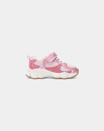 Tout-petit fille - Espadrilles &agrave; effet m&eacute;tallique - Rose, 