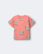 Toddler Boy Snail Dolman Tee - Orange, image 2 of 6 slides