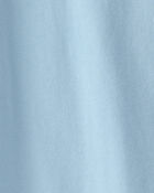 Kid Solid Henley T-Shirt - Blue, image 2 of 3 slides