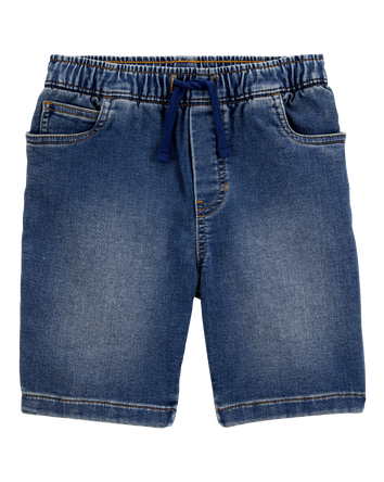 Kid Pull-On Denim Shorts, 
