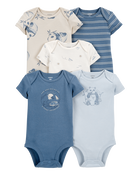 Baby 5-Pack Short-Sleeve Bodysuits, image 1 of 8 slides