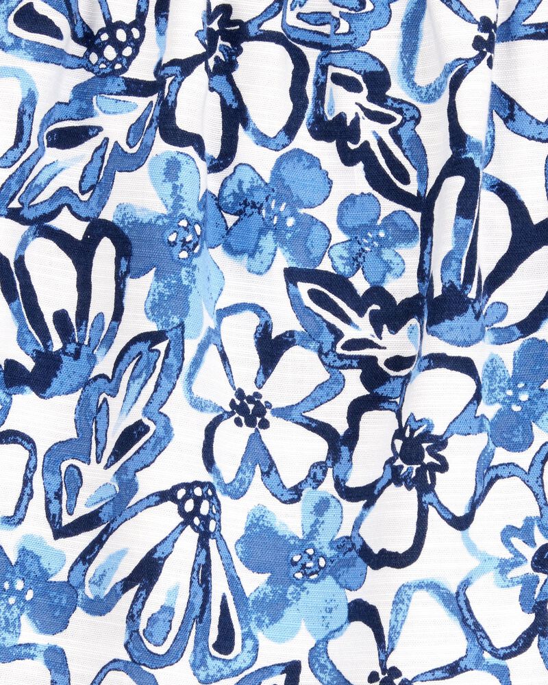 Toddler Floral Short-Sleeve Fashion Top - Floral, image 2 of 3 slides