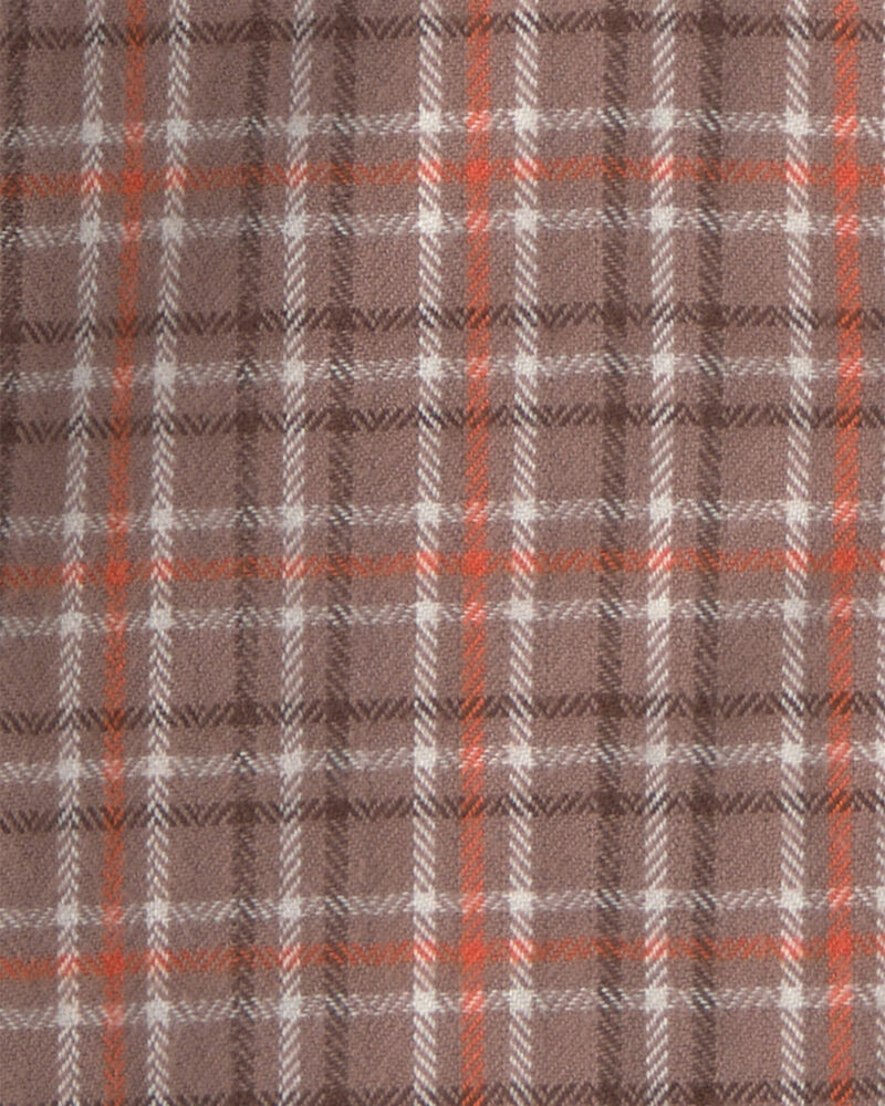Tout-petit gar&ccedil;on - Chemise boutonn&eacute;e en flanelle de coton biologique, image 3 sur 3 diapositives