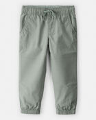 Toddler Boy Cotton Pull-On Fashion Pants - Green, image 1 of 4 slides
