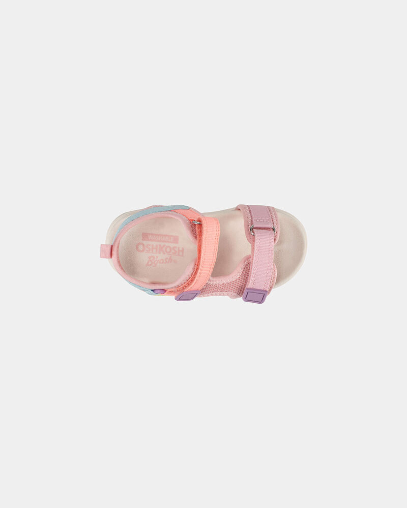 Toddler Girl Colourblock Sandals - Pink , image 4 of 6 slides