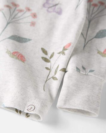 Baby Girl Organic Cotton Pyjamas Set, 