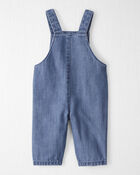 Baby Organic Cotton Denim Overalls, image 2 of 5 slides