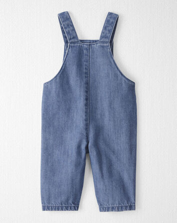 Baby Organic Cotton Denim Overalls, 