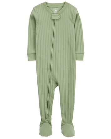 Pyjama 1 pièce à pieds en mélange de coton , 