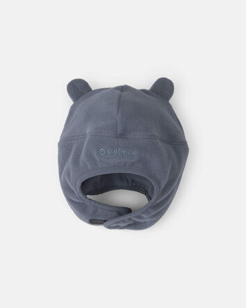B&eacute;b&eacute; gar&ccedil;on - Tuque en molleton avec mentonni&egrave;re - Noir, 
