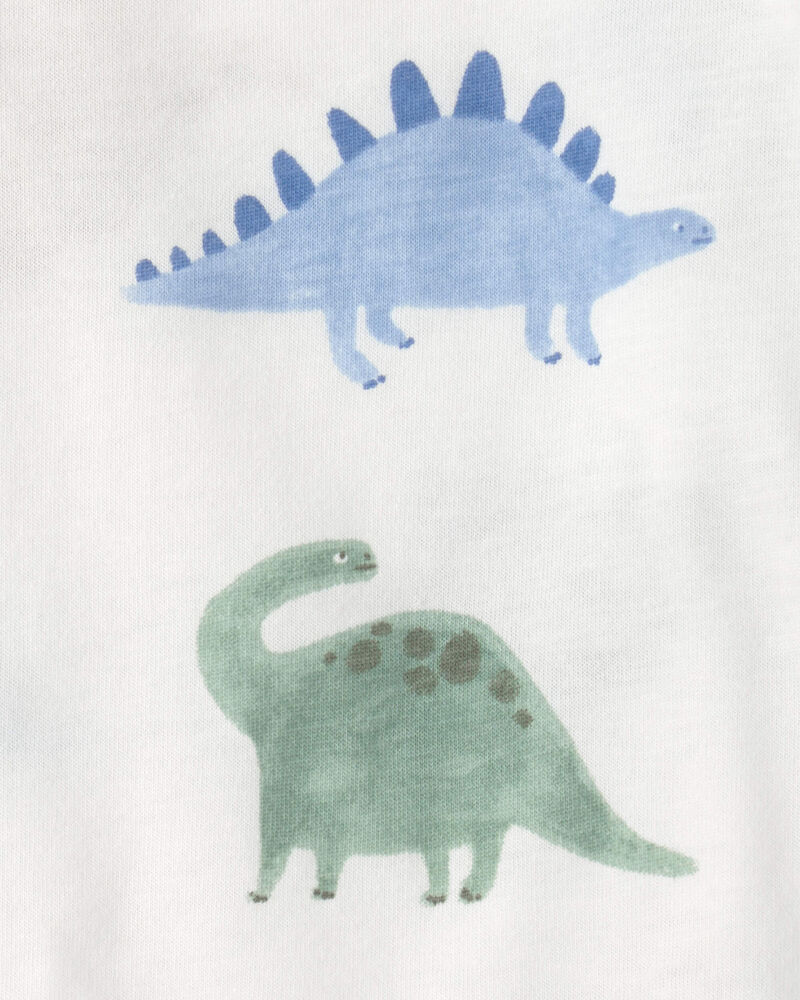 Baby Boy Animal Print Short-Sleeve Shortall Set - Green, image 5 of 5 slides