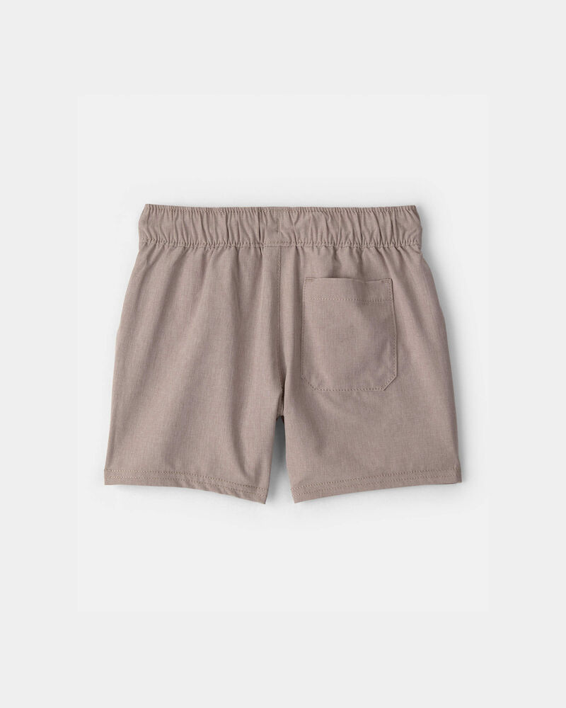 Tout-petit gar&ccedil;on - Short tiss&eacute; avec poches - Taupe, image 2 sur 3 diapositives