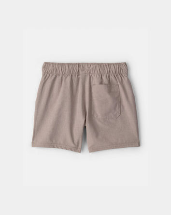 Tout-petit gar&ccedil;on - Short tiss&eacute; avec poches - Taupe, 
