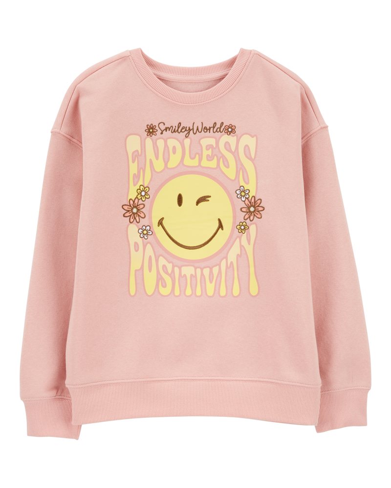 Kid SmileyWorld Pullover Hoodie, image 1 of 3 slides