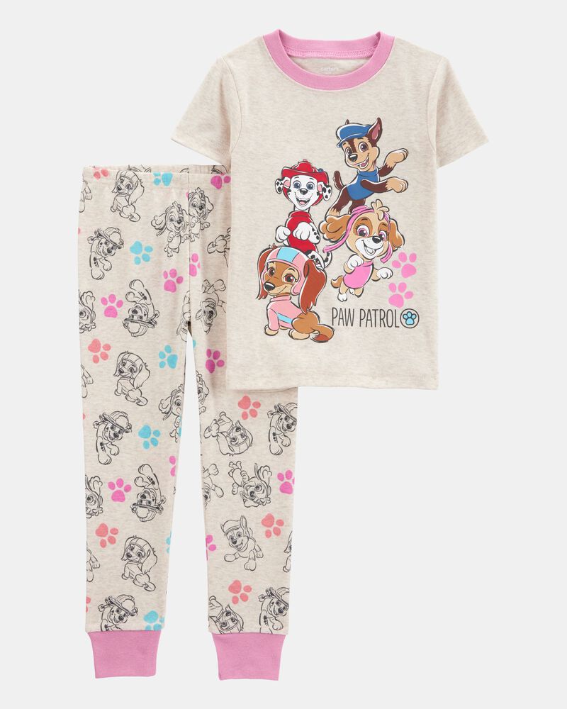 Tout-petit fille - Pyjama 2 pi&egrave;ces en coton ajust&eacute; imprim&eacute; de Pat' Patrouille, image 1 sur 2 diapositives
