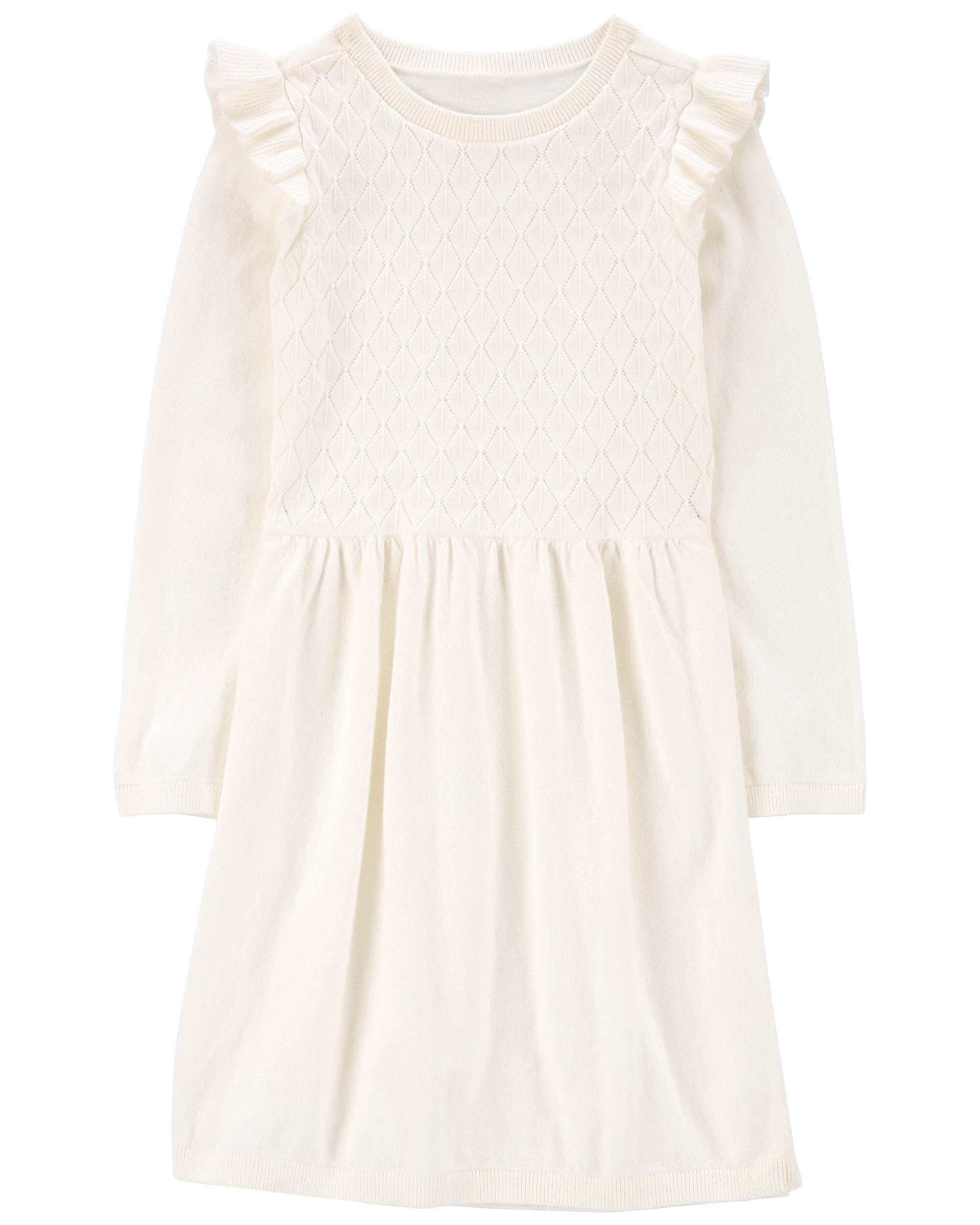 Girls ivory sweater on sale dress