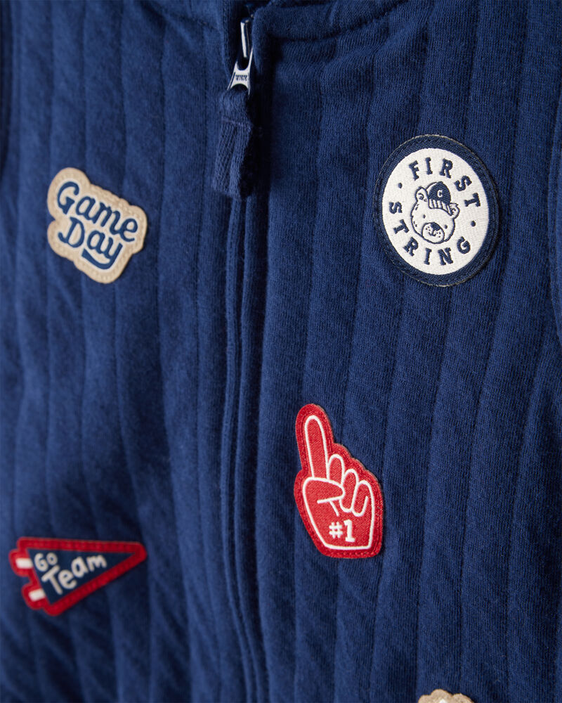Baby 3-Piece Game Day Little Vest Set, image 2 of 5 slides