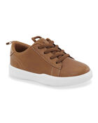 Toddler Boy Athletic Sneakers - Tan, image 2 of 7 slides