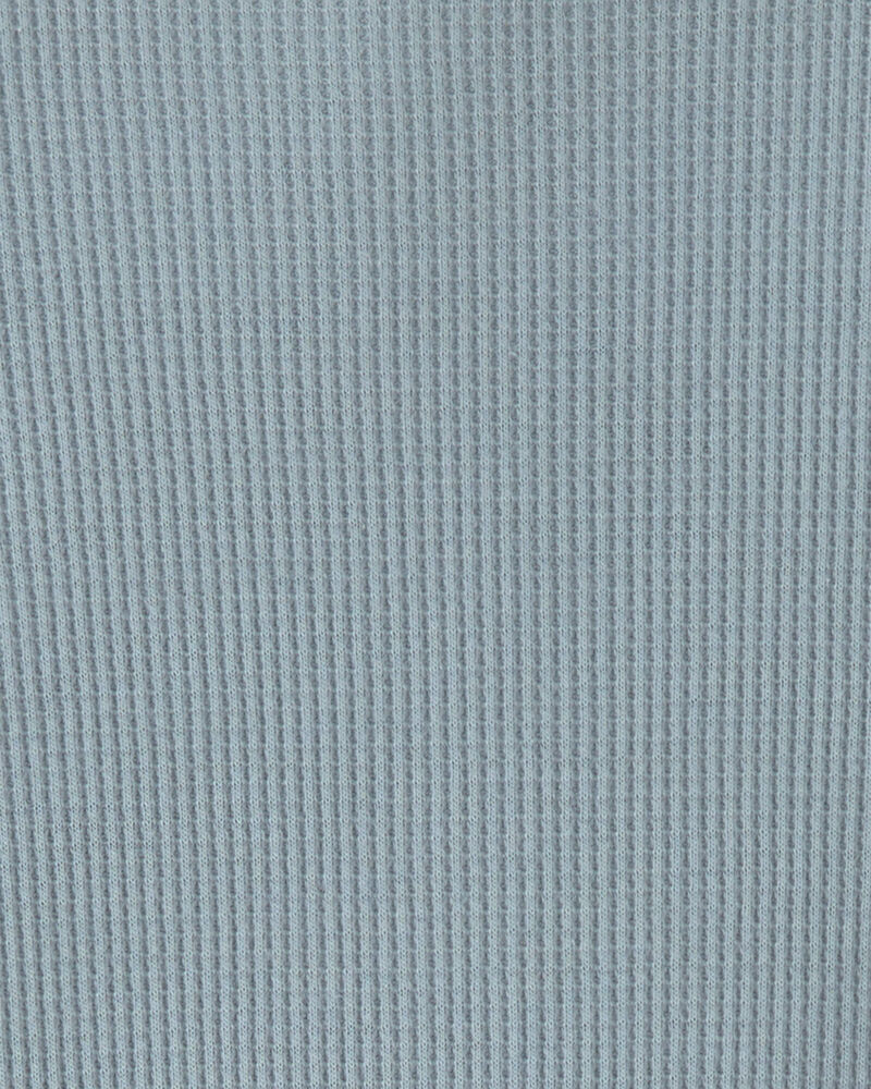 Baby Girl Floral Cotton 2-Way Zip Thermal Sleepers - Blue, image 4 of 6 slides