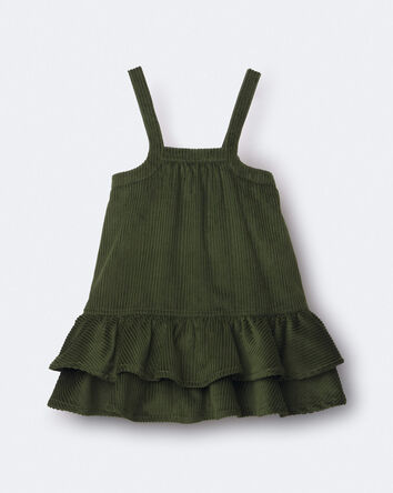 Toddler Girl Ruffle Skirtall - Olive, 