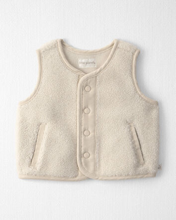 B&eacute;b&eacute; - Gilet en molleton teddy recycl&eacute;, 