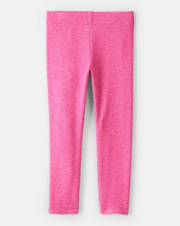 Toddler Girl Bow Peplum Top & Legging Set - Pink, 