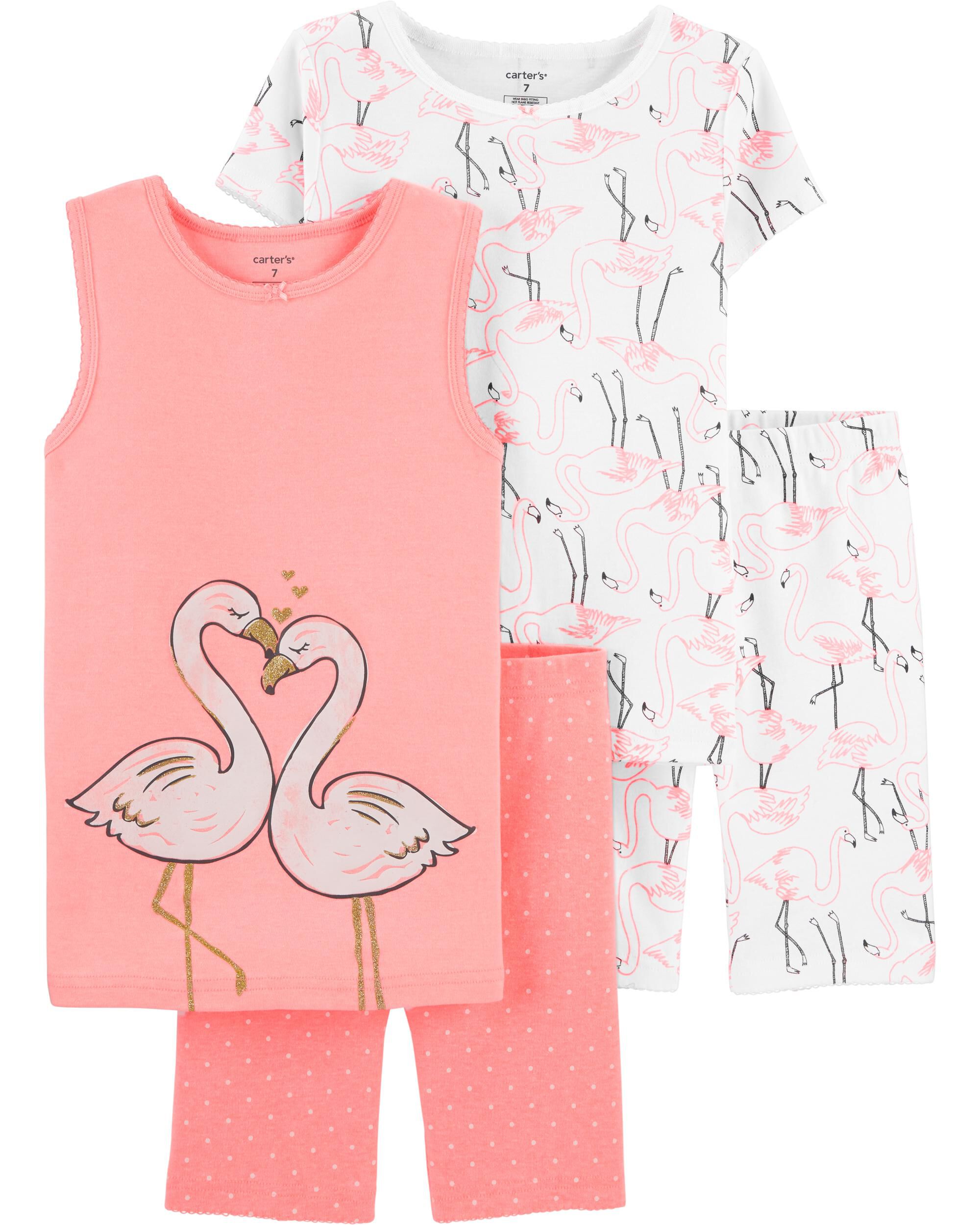 Kids flamingo pajamas best sale