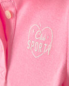 Baby Girl Pleated Tennis Dress - Pink, image 3 of 5 slides