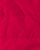 Boys Zip-Up Vest - Red, image 2 of 3 slides