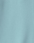 Boys Thermal Long-Sleeve Henley T-Shirt - Blue, image 2 of 3 slides