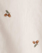 Toddler Poplin Acorn Print Button-Front Shirt - Khaki, image 3 of 4 slides
