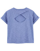 Kid Slub Jersey Open Back Top, image 2 of 4 slides