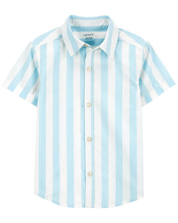 Striped Button-Down Shirt, 