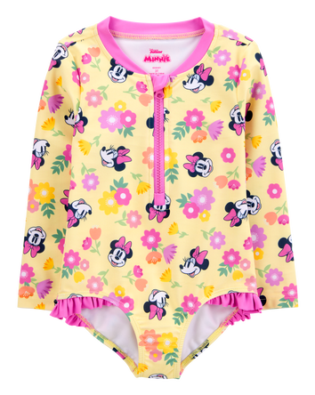 Toddler Minnie Mouse 1-Piece Rashguard, 
