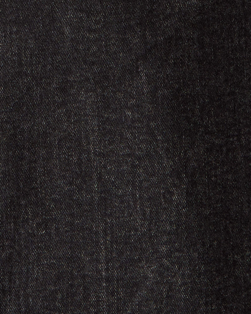 Kid Baggy Iconic Denim Cargo Pants - Black Wash, image 3 of 4 slides