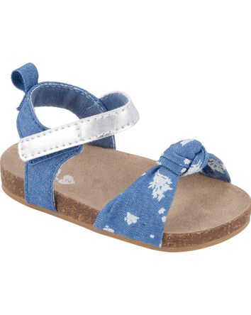 Chambray Sandals, 