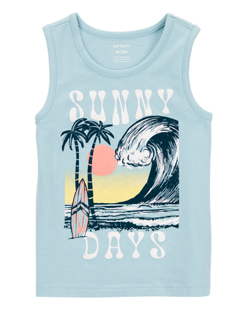 Toddler Wave Graphic Tank, 