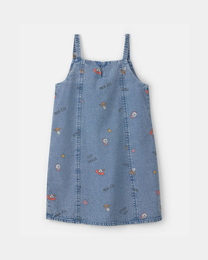 Toddler Girl Pixar&copy; Toy Story Chambray Dress - Medium Wash, image 2 of 4 slides
